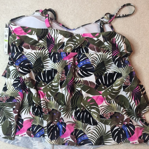 Island Escape 3 tier tankini top 18W - Picture 5 of 5